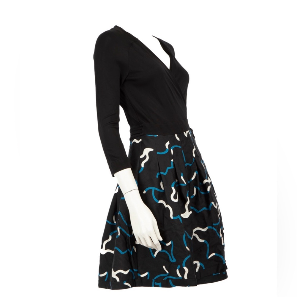 DVF jewel wrap dress, nwot, size 0